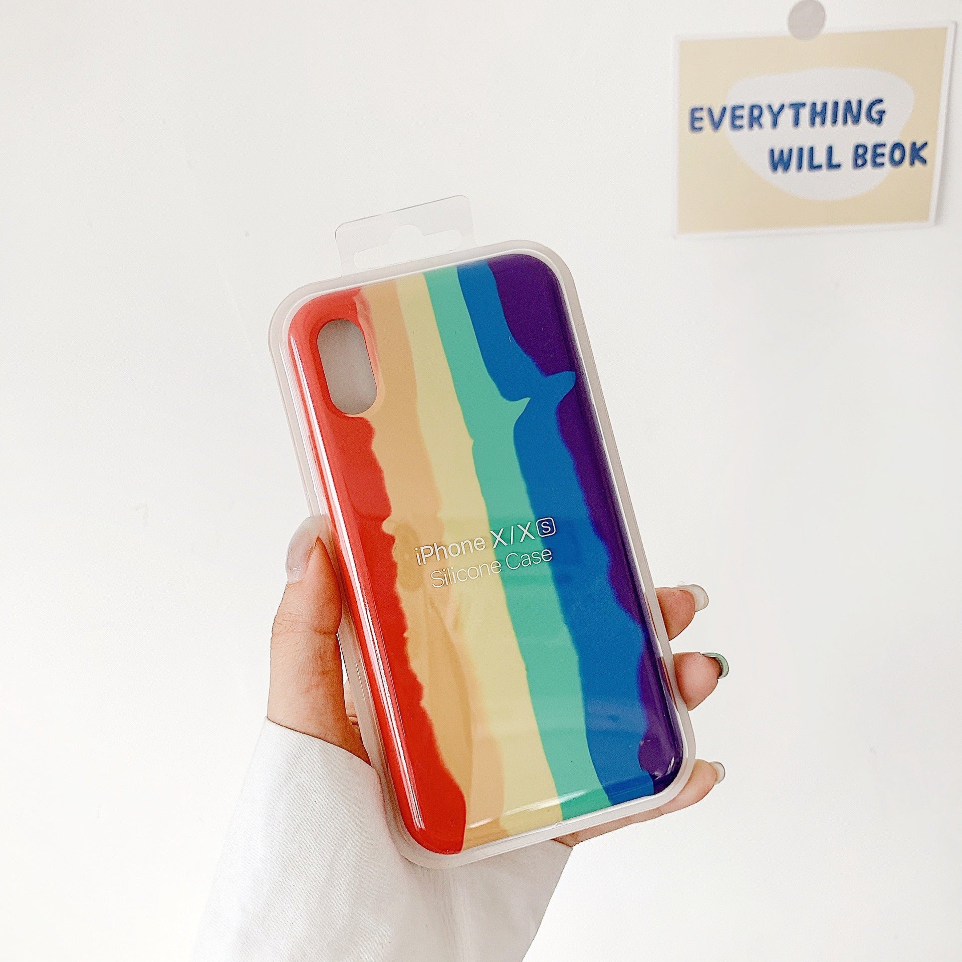 Creative Rainbow Liquid Silicone Phone Case 1135572072332