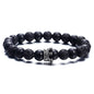 European and American fashion micro inlaid zircon crown bracelet volcanic stone acrylic bracelet 1135956664351