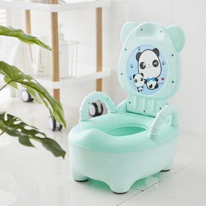 Children's potty baby toilet seat back portable comfort basin 1143227072848