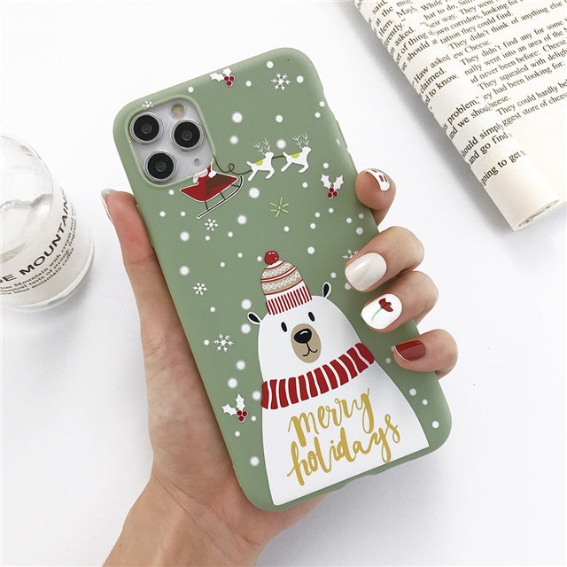 Christmas snowman elk phone case 1147468394919