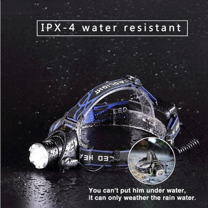 USB Charging Built-in Smart Sensor Head-mounted Outdoor Fishing Headlight 1147767171009