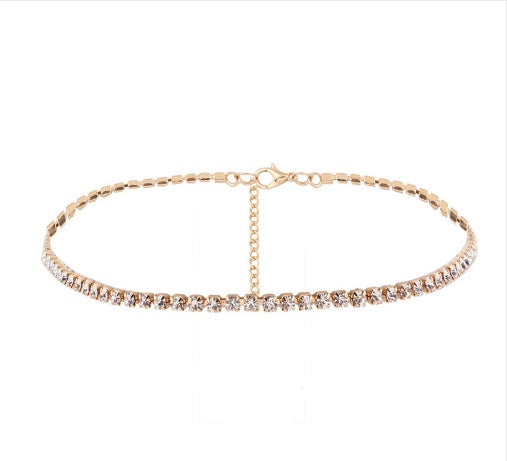 Temperament necklace with diamonds female clavicle necklace necklace 11481237175706