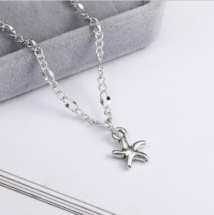 Personality Anklet Silver Beach Yoga Starfish Pendant