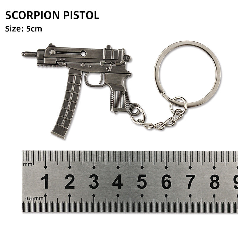 Alloy P92 Model G17 Sand Eagle Left Wheel Keychain 1148cf1b 22e0 4265 97c5 4e14b8aa645a