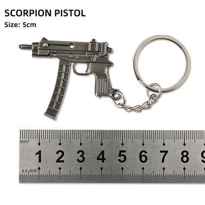 Alloy P92 Model G17 Sand Eagle Left Wheel Keychain 1148cf1b 22e0 4265 97c5 4e14b8aa645a