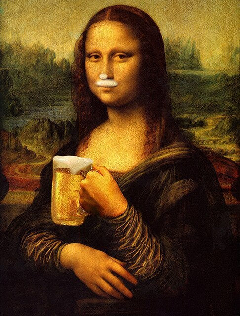 Da Vinci Mona Lisa spoofs canvas painting 1152019119772