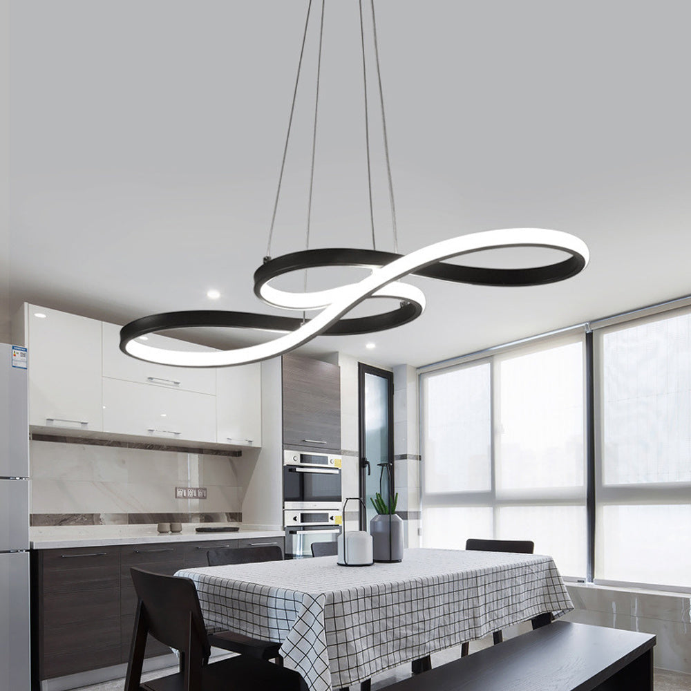 Led Dining Room Chandelier Simple And Modern Furnishings Chandelier Creative Personalized Fashion Living Room Chandelier Arti