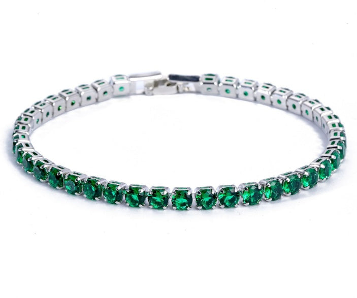 Row drilled zircon bracelet bracelet 1154860787288