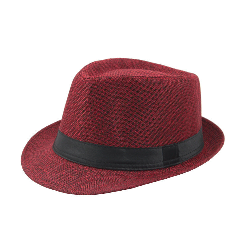 Fashion Personality Linen Top Hat Men 115d6ad2 9969 4564 81cf cff74d4d1ba9