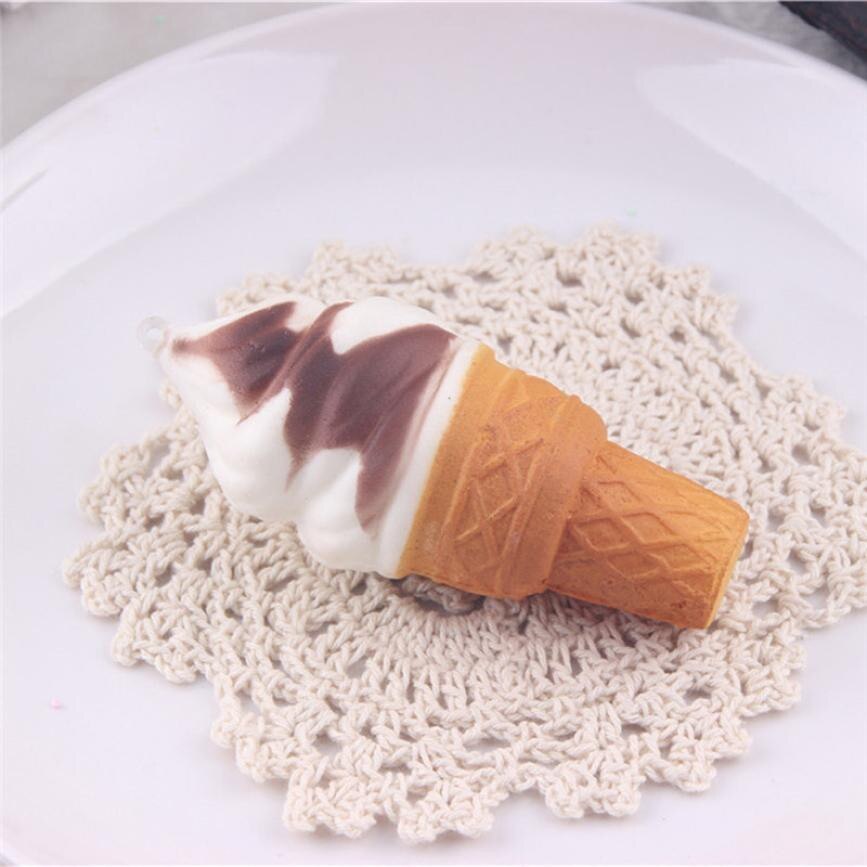 Slow rebound simulation ice cream small torch sweet pendant decompression toy squeezing music 11610032030922
