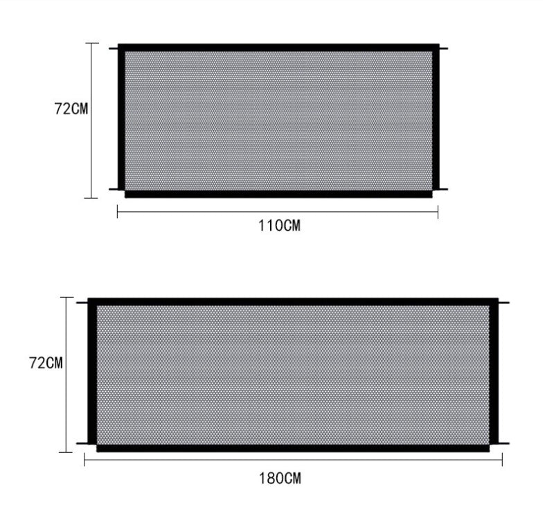 Pet Protection Fence Nylon Foldable Dog Isolation 1161365277858