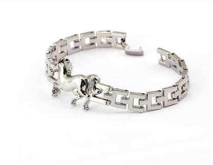 European and American jewelry retro punk running horse bracelet 1161927507623 85351001 605e 43d6 9c1b 2b4dd8ee619d