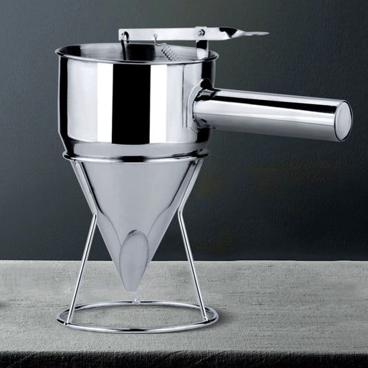 Cone Funnel Stainless Steel With Shelf For Chocolate Sauce 1163091015574
