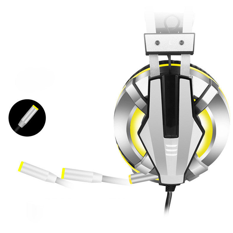 Head-mounted illuminated gaming headset 1163155475854