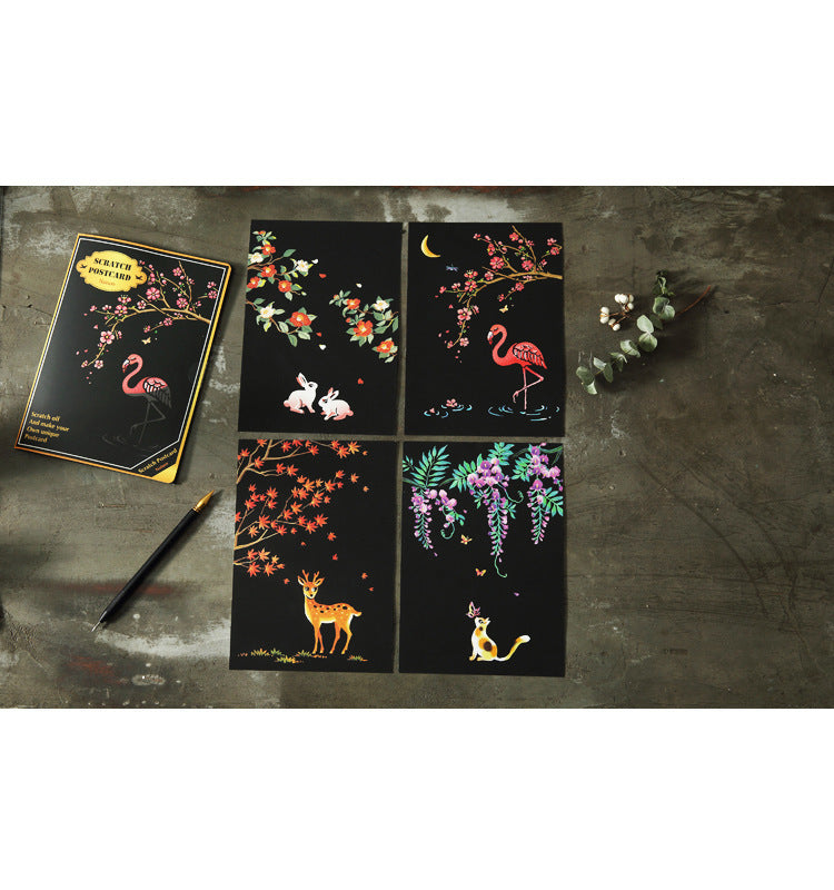 Scratch painting set creative birthday gift 1164244080134