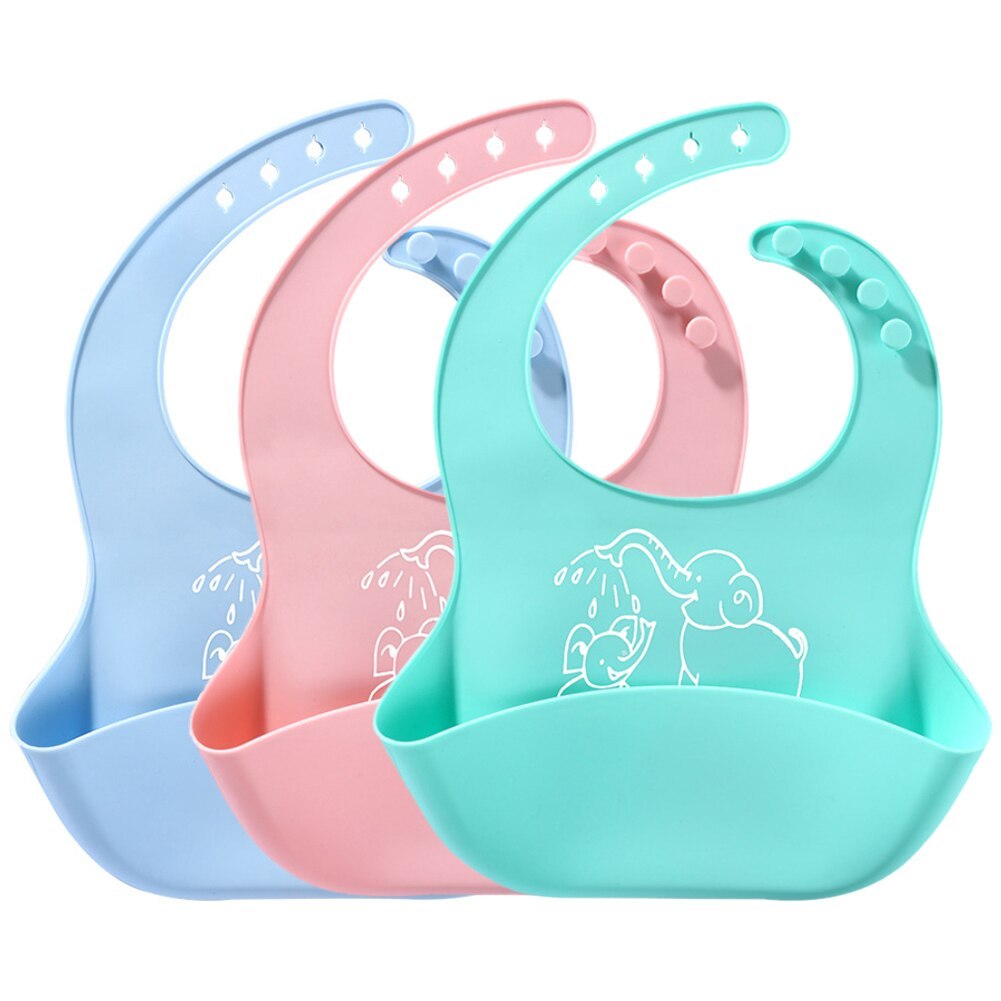 Baby food Bib baby meal silicone saliva bag 116509981066