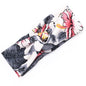Floral cross hair band