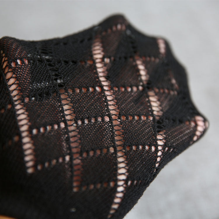 Japanese lattice mesh thigh socks 11682573621966