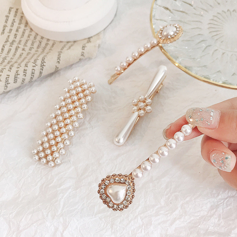 Pearl Hair Clip Retro Clip 1170828743041