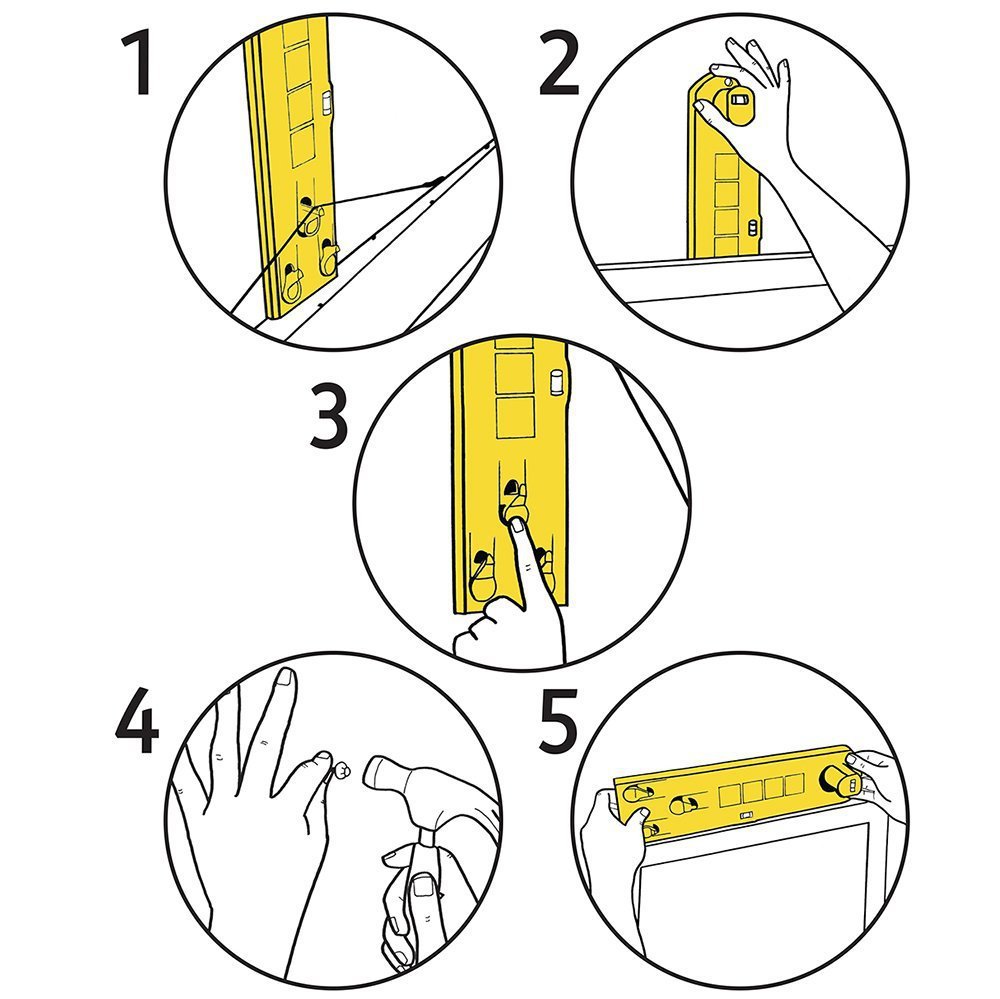 Multifunctional spirit level for frame hanging tool 1172840531846