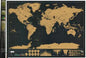 Personalized Black Scratch Off Art World Map Poster Decor Large Deluxe Poster Edition Travel 11739401025722