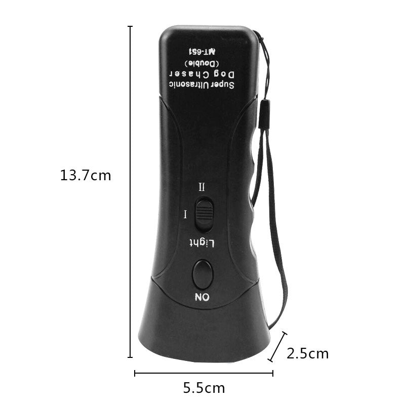 3-in-1 Anti Barking Dog Training Device Ultrasonic Dog Training Repeller  LED Flashlight - HD Wireless Product #5