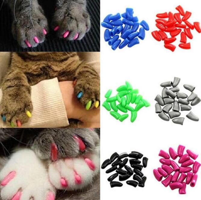 Pet Nail Covers  20 Pieces 1185178178644