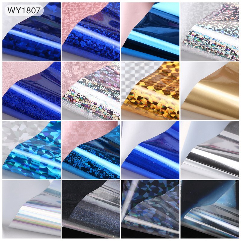 16pcs 20x4cm Mix Nail Art Transfer Foil Sticker - HD Wireless Product #2