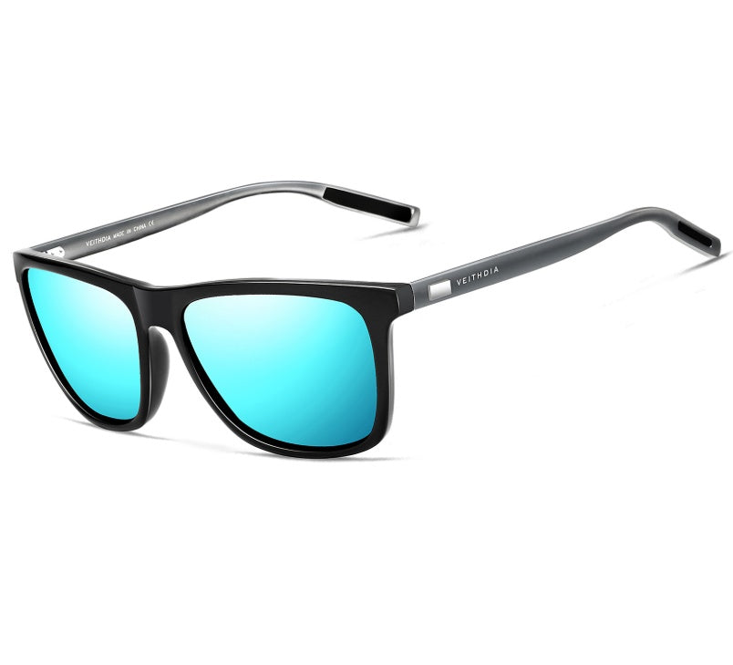 Men and women with the same aluminum and magnesium square mix and match colorful fashion polarized sunglasses driving mirror 