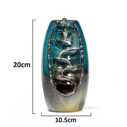 Multi-layers Ceramic Back flow Incense Burner 1189618734284