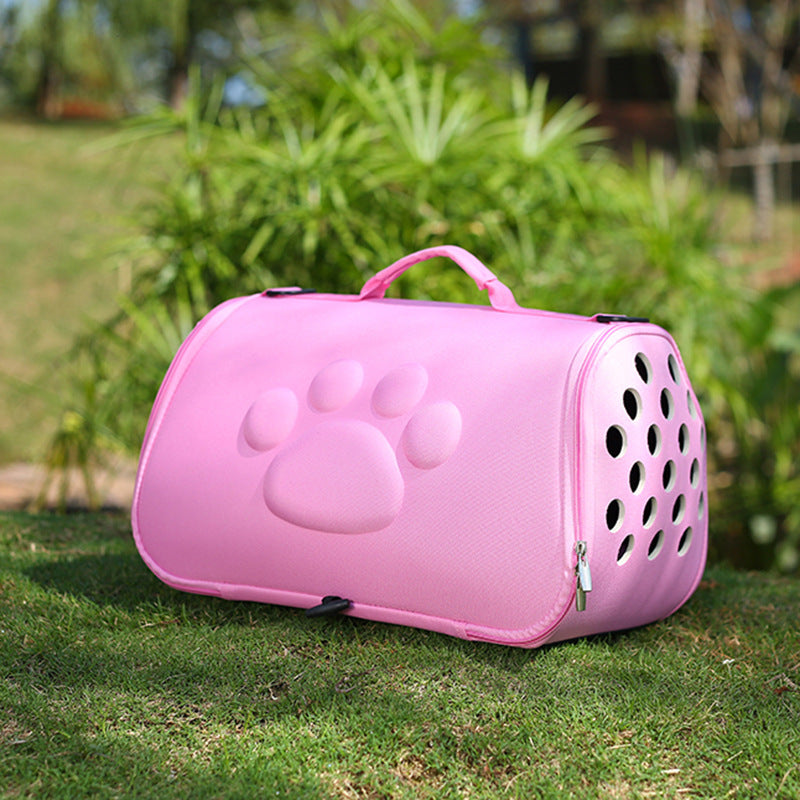 Solid color footprint EVA pet folding bag 1190045882469