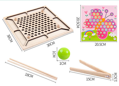 Wooden Fun Children's Early Education Board Game Educational Toys 1192918530875