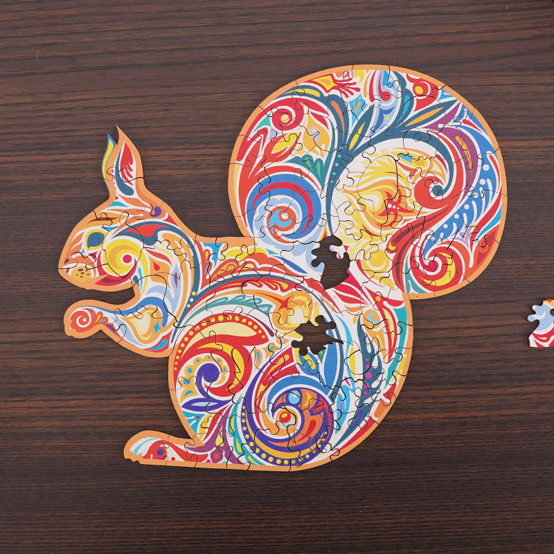 DIY Wooden Puzzles Animal Shaped The Best Christmas Gift Wooden Puzzles 1194258788528