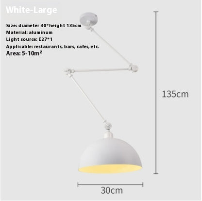 Simple And Adjustable Lamp Creative Dining Room Bedroom Collapsible Chandelier 1195d289 78df 4a75 bd1a efbce5957436 trans