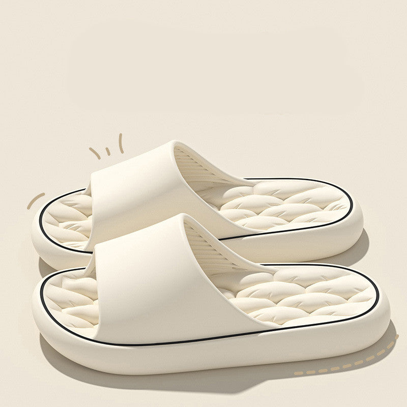 Non-slip Design Bathroom Slippers Home Summer Thick Sole Floor Bedroom House Shoes For Women Men 1198d27d dce0 4153 a5f3 6bc4