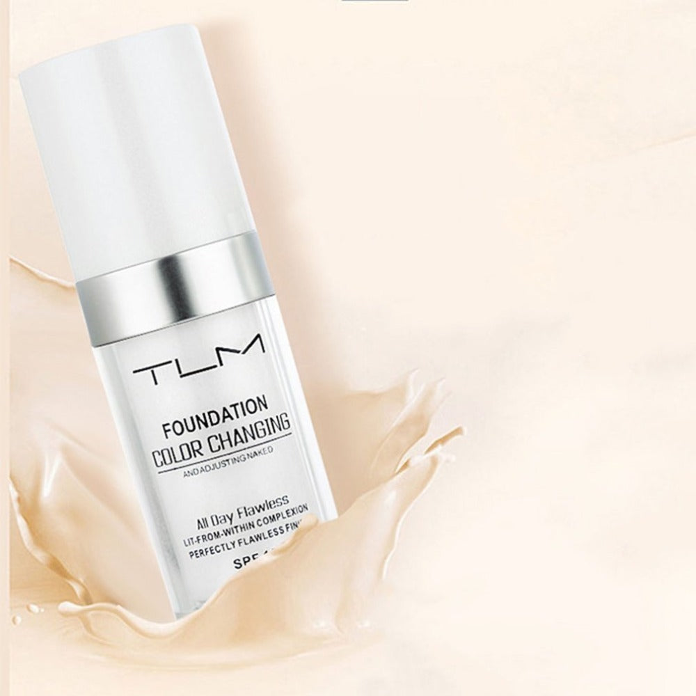 Temperature Liquid Foundation Concealer Portable Natural Color  Makeup Foundation BB Concealer 1199925885188