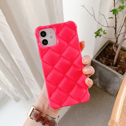 Creative Three-dimensional Rhombus Simple Mobile Phone Case 11b976f4 0607 4d45 9273 240a08052d57