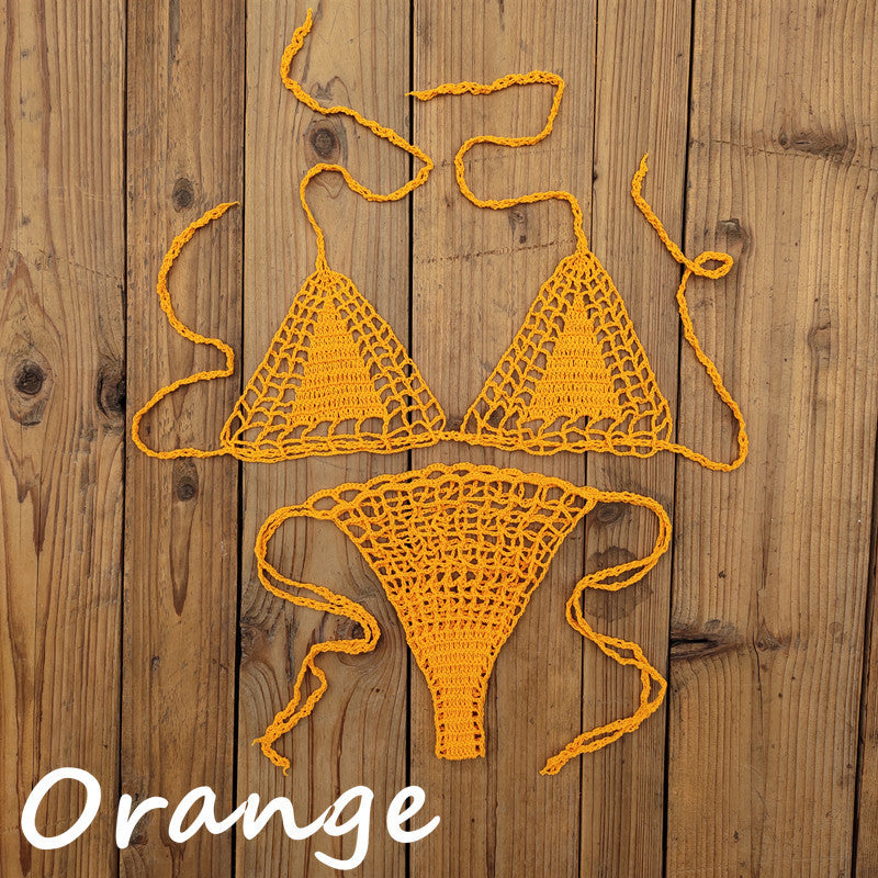 Handmade Crochet Mini Bikini Suit Beach Micro Swimsuit 11e38bc0 8d56 4824 a870 085d61fbb170