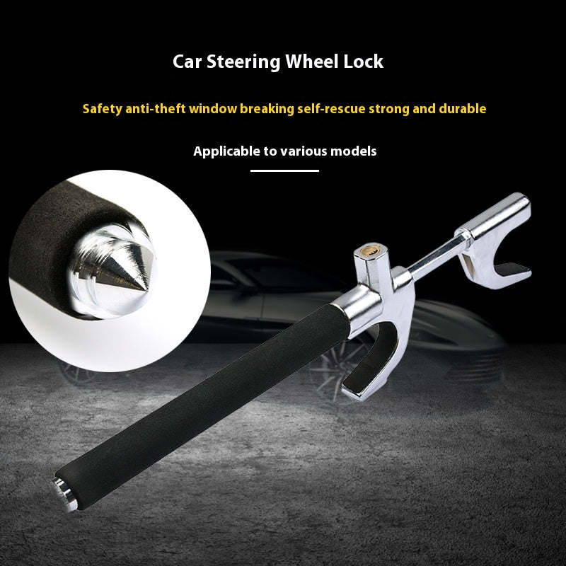 Motor Steering Wheel Lock Car Adjustable Telescopic Security Lock Safety Lock Car Safety Hammer 11fe5a57 034c 4ded 9a83 b3d97
