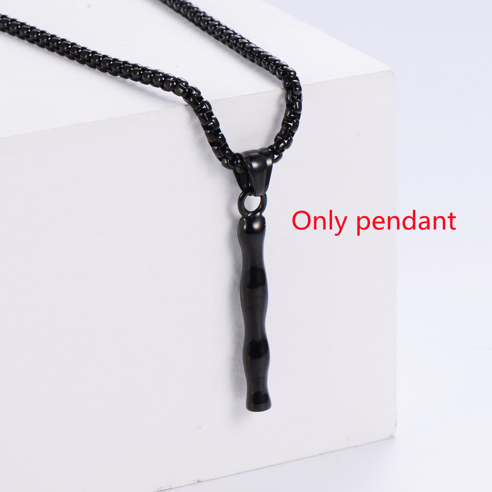 Three-dimensional 26 English Letter Pendant Necklace Fashion Jewelry Titanium Steel Couple Ornament 11ff5cac 1150 4906 a725 4