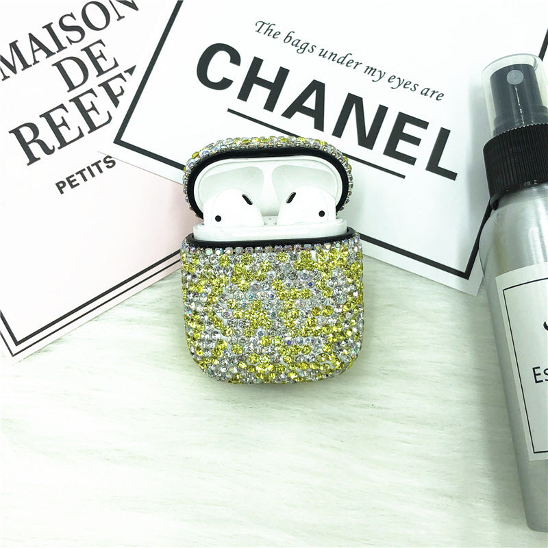 Compatible with Apple, Headphone rhinestone case 1200634813570