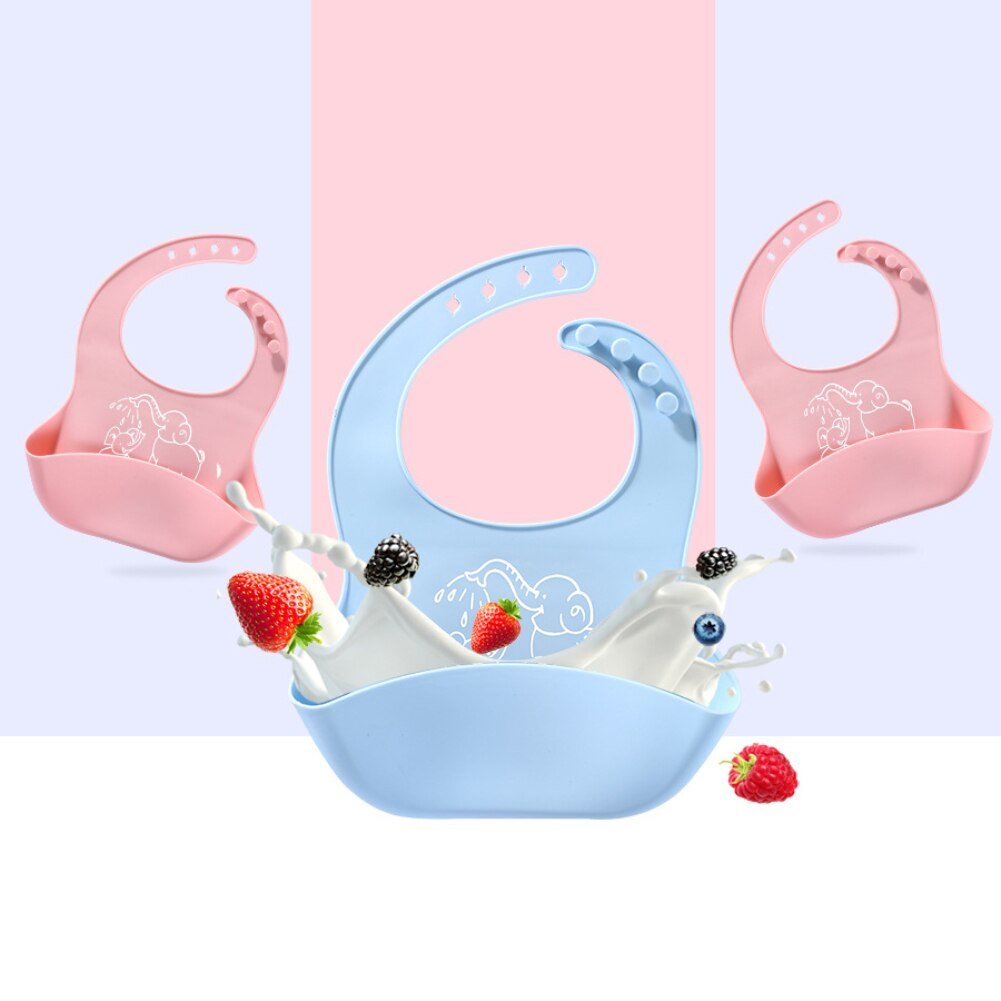 Baby food Bib baby meal silicone saliva bag 1203685371630