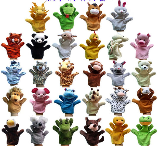 Hand puppet 28 plush toy big hand puppet preschool teaching aid 12063999359737