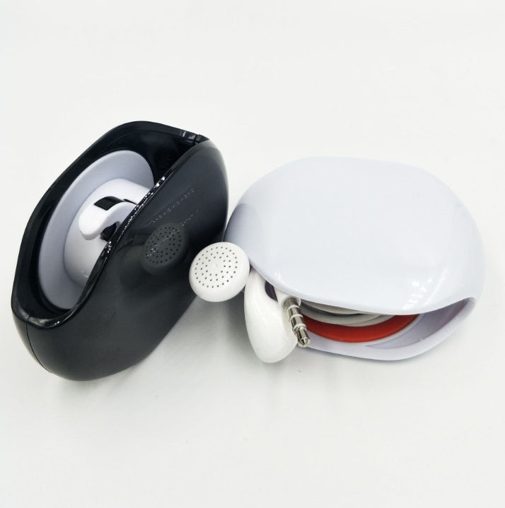 Automatic Earphone Retractor Reel-type Push-type Telescopic Multi-function Data Storage Box Winder - 图片 15