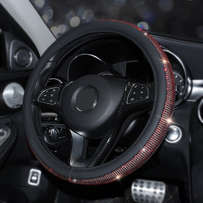 Rhinestone steering wheel cover 1214696238907