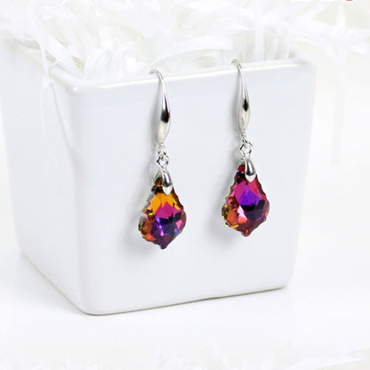 Ladies S925 Silver Needle Crystal Earrings Color 12160171 ddf3 455b 9f2f 2590bbeaa31b