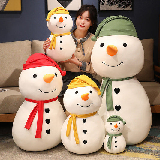 Winter Christmas Love Snowman Plush Toy 121a6928 09e7 4df2 8e90 df147078ba1e