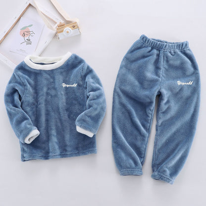 Children's Suits Autumn And Winter Velvet Men And Women 121acf7f dc49 4e72 9729 6468226246e3