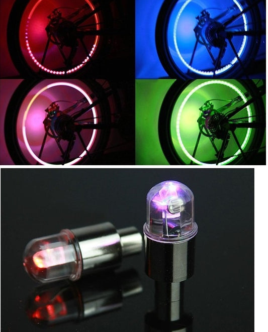 Bicycle electric car hot wheels colorful nozzle lights car motorcycle nozzle lamp 1227479937739