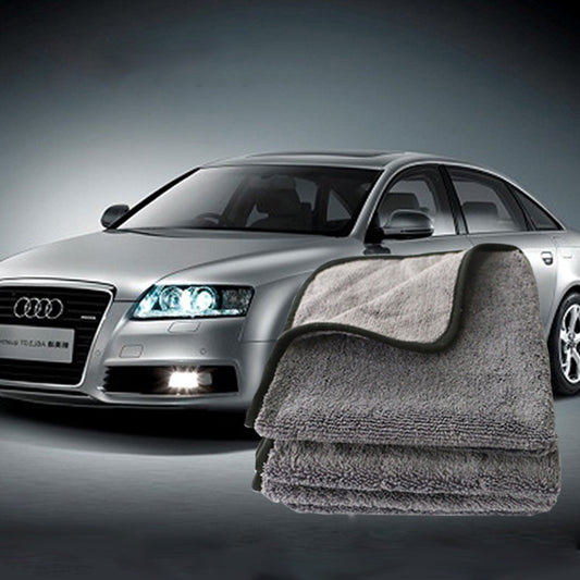 Microfiber Car Wash Towel Absorbent Car Supplies Cleaning Cloth 1229794543966